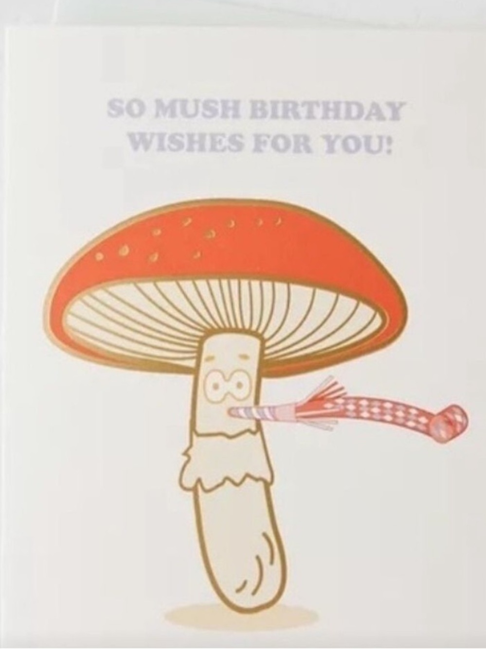 Mushroom Birthday Wishes Card (FLiPSiDE Blanket Towel Bundles Only)